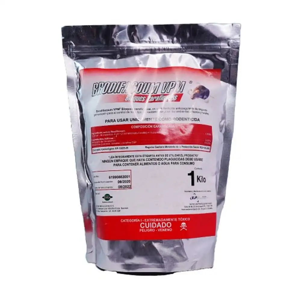 Brodifacoum VPM Pellets 1 kg — rodenticida · FumiCenter