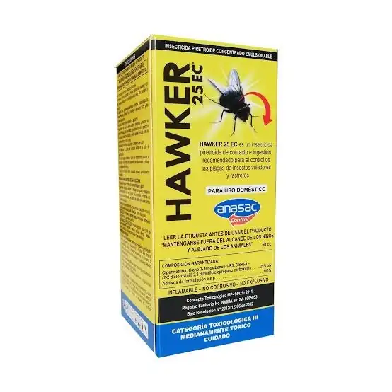 Hawker 25 EC 50 ml — insecticida piretroide residual · FumiCenter