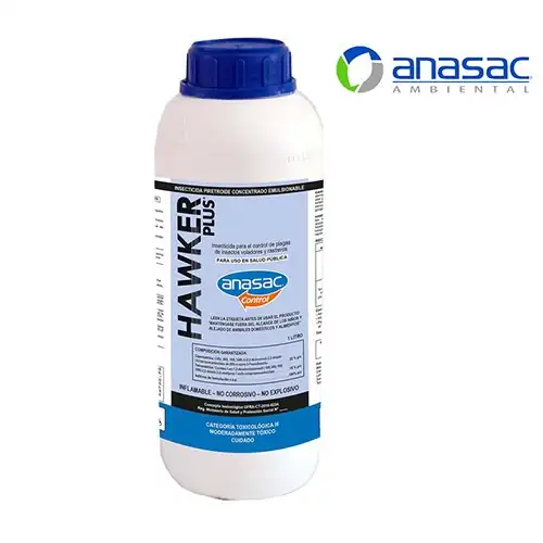 Hawker Plus 1 L — insecticida piretroide de doble acción · FumiCenter