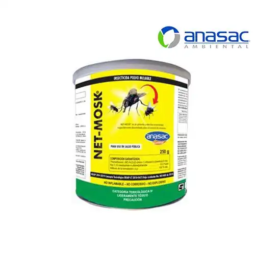 Net Mosk WP 250 g × 6 — insecticida cebo neonicotinoide para moscas · FumiCenter