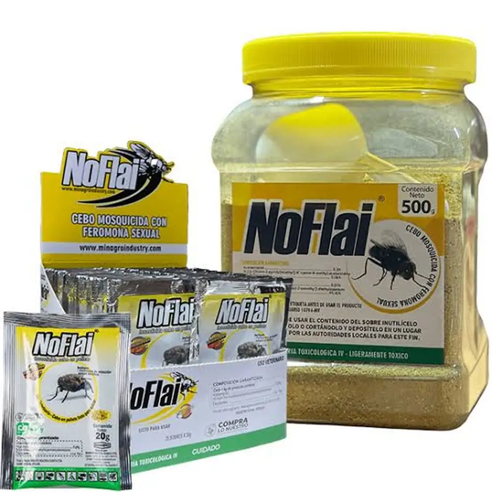 No Flai 500 g — insecticida para control de moscas en áreas comerciales e industriales · FumiCenter