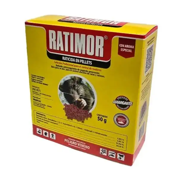 Ratimor Pellets 50 g — rodenticida anticoagulante en pellets · FumiCenter