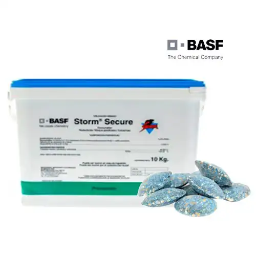 Storm® Secure Bloques BASF — rodenticida anticoagulante en bloques parafinados de dosis única · FumiCenter
