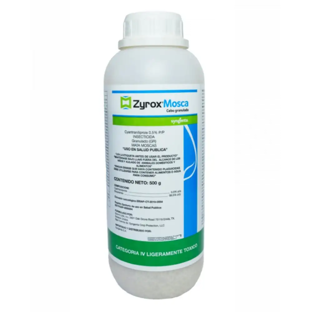 Zyrox® Mosca Cebo Granulado 500 g — cebo insecticida granulado · FumiCenter